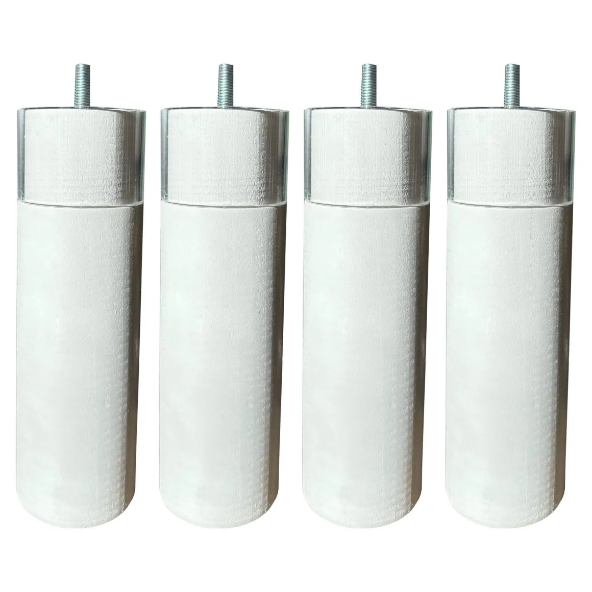 4 pieds cylindriques anti-punaises