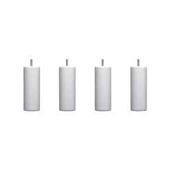 4 pieds cylindriques bois