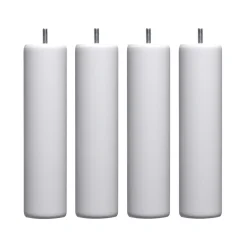4 pieds cylindriques bois