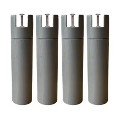 4 pieds cylindriques pour cadre à lattes 25 cm
