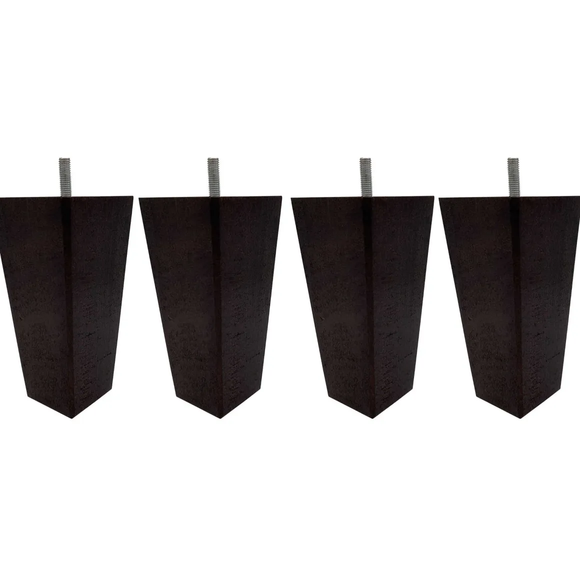 4 pieds fuseau tronqué bois 15 cm