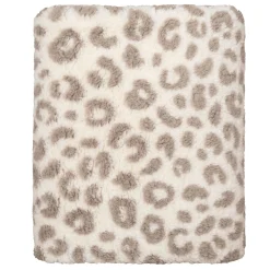 Plaid chaud cocooning beige 130x170 Leofur