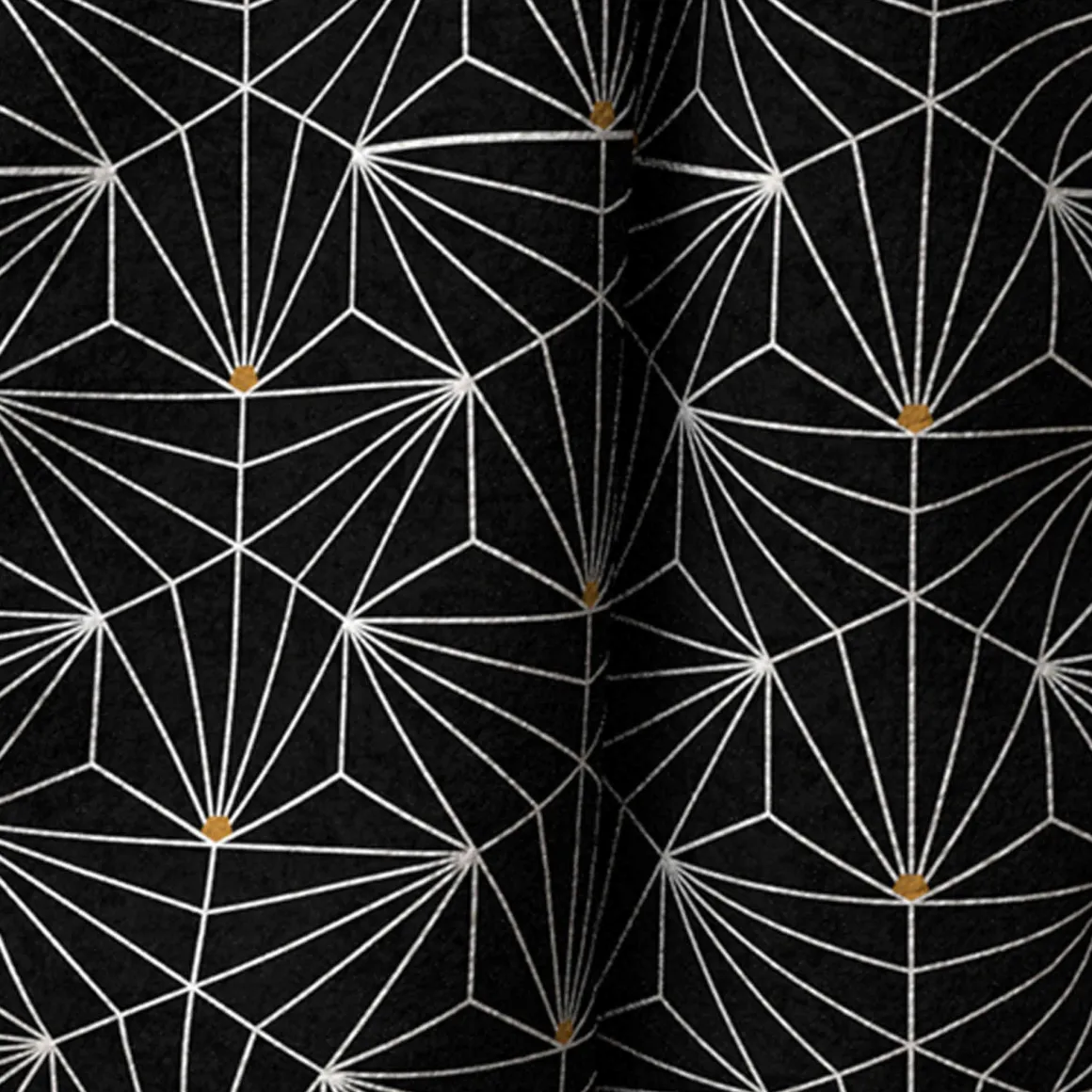 Plaid polaire Osiris noir 120x160 cm