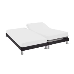 Protège matelas anti-acariens Microstop molleton 100% coton - bonnet 30 cm TPR pour sommier articulé