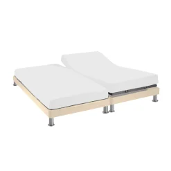 Protège matelas anti-acariens Microstop molleton imperméable - bonnet 30 cm TPR pour sommier articulé