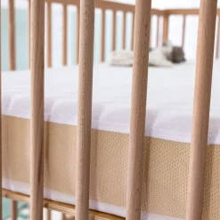Protège matelas bébé molleton 100% coton bio imperméable - SOMEO