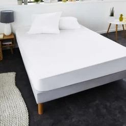 Protège matelas 100% coton anti-rétrécissement absorbant silencieux et respirant