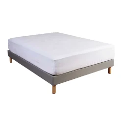 Protège matelas molleton 100% coton - bonnet 40 cm
