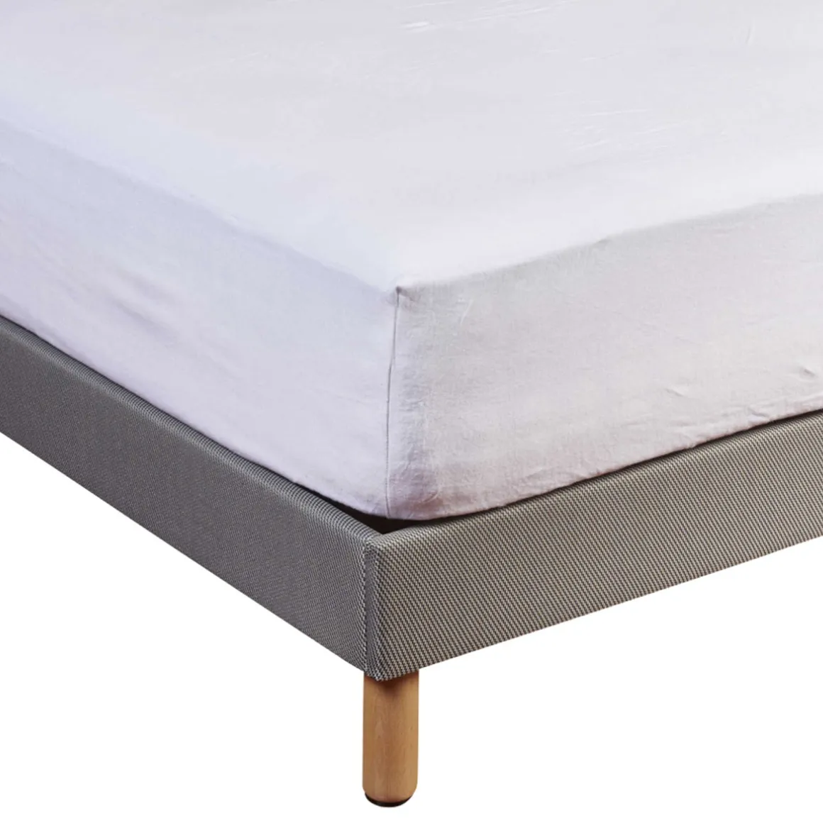 Protège matelas molleton 100% coton - bonnet 40 cm