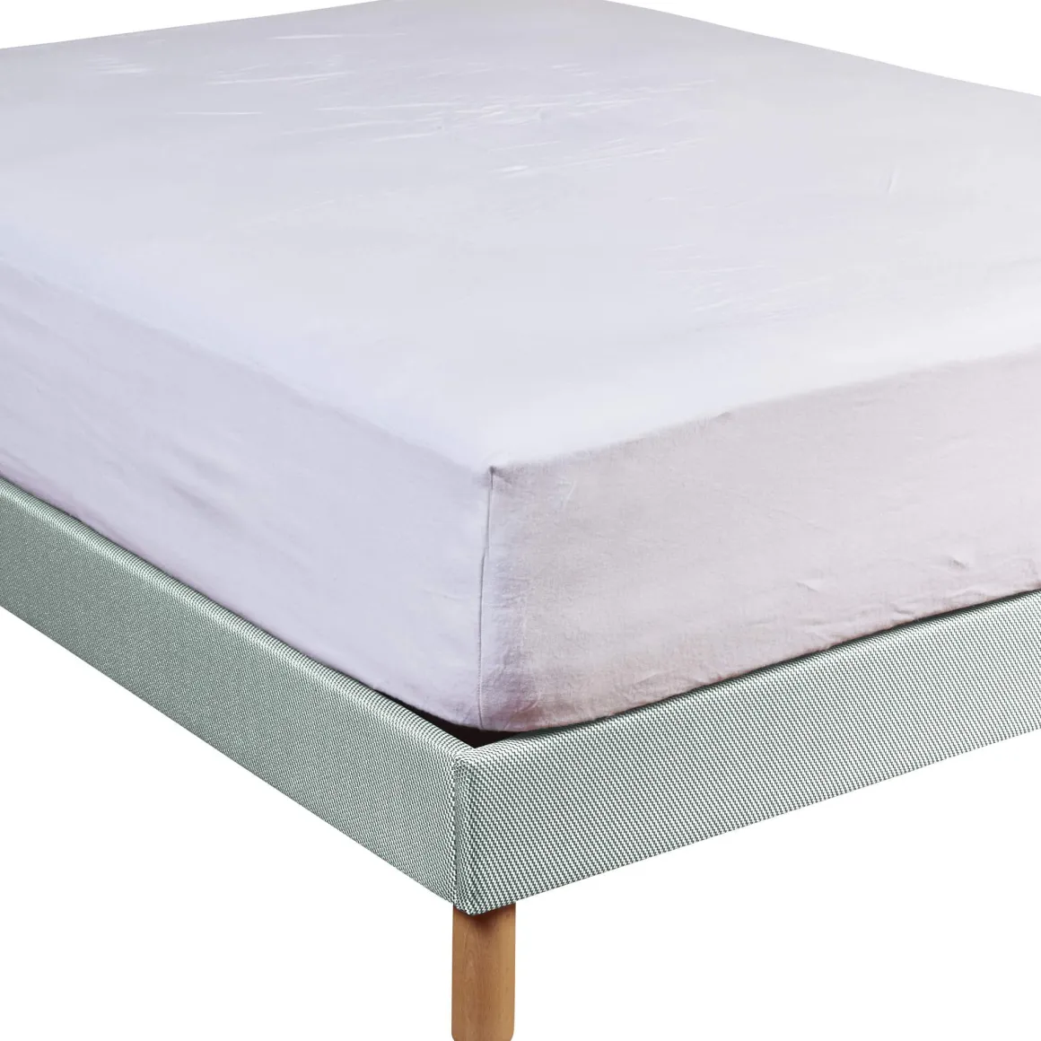 Protège matelas molleton 100% coton bio - bonnet 40 cm