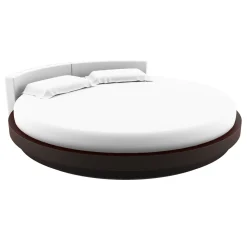 Protège matelas rond molleton 100% coton - bonnet 30 cm