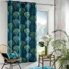 Rideau Blue Vegetal 140x260 cm