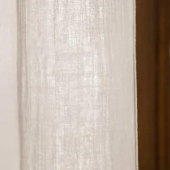 Rideau gaze de coton ajustable 140x300 cm