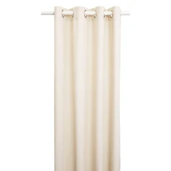 Rideau à œillets en coton recyclé 135x250