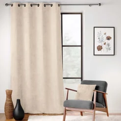 Rideau obscurcissant velours 140x260 Leo