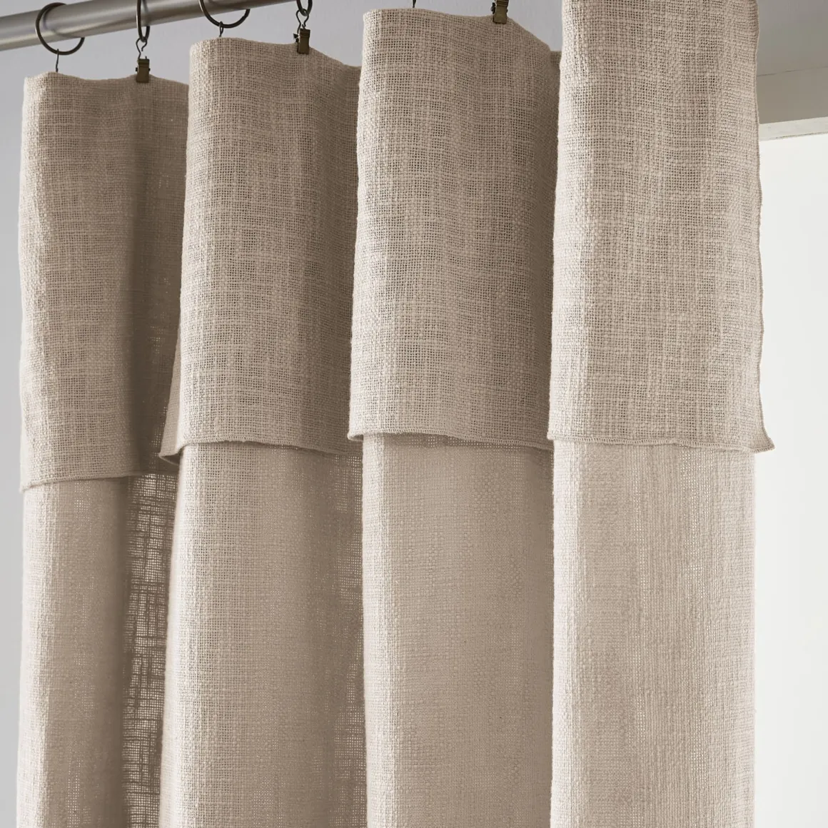 Rideau tamisant coton 140x270 Sixtine
