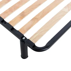 Sommier cadre à lattes métal en kit 5 zones morphologiques pieds inclus - SOMEO