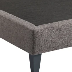 Sommier déco tapissier en tissu bouclette Nuage