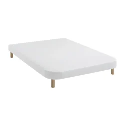 Sommier demi-corbeille tapissier blanc 13 cm Lune - SOMEO