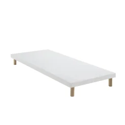 Sommier extra-plat tapissier blanc 7 cm Étoile - SOMEO