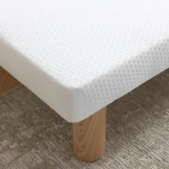 Sommier extra-plat tapissier blanc 7 cm Étoile - SOMEO