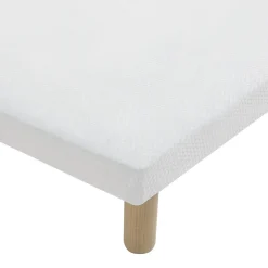 Sommier extra-plat tapissier blanc 7 cm Étoile - SOMEO