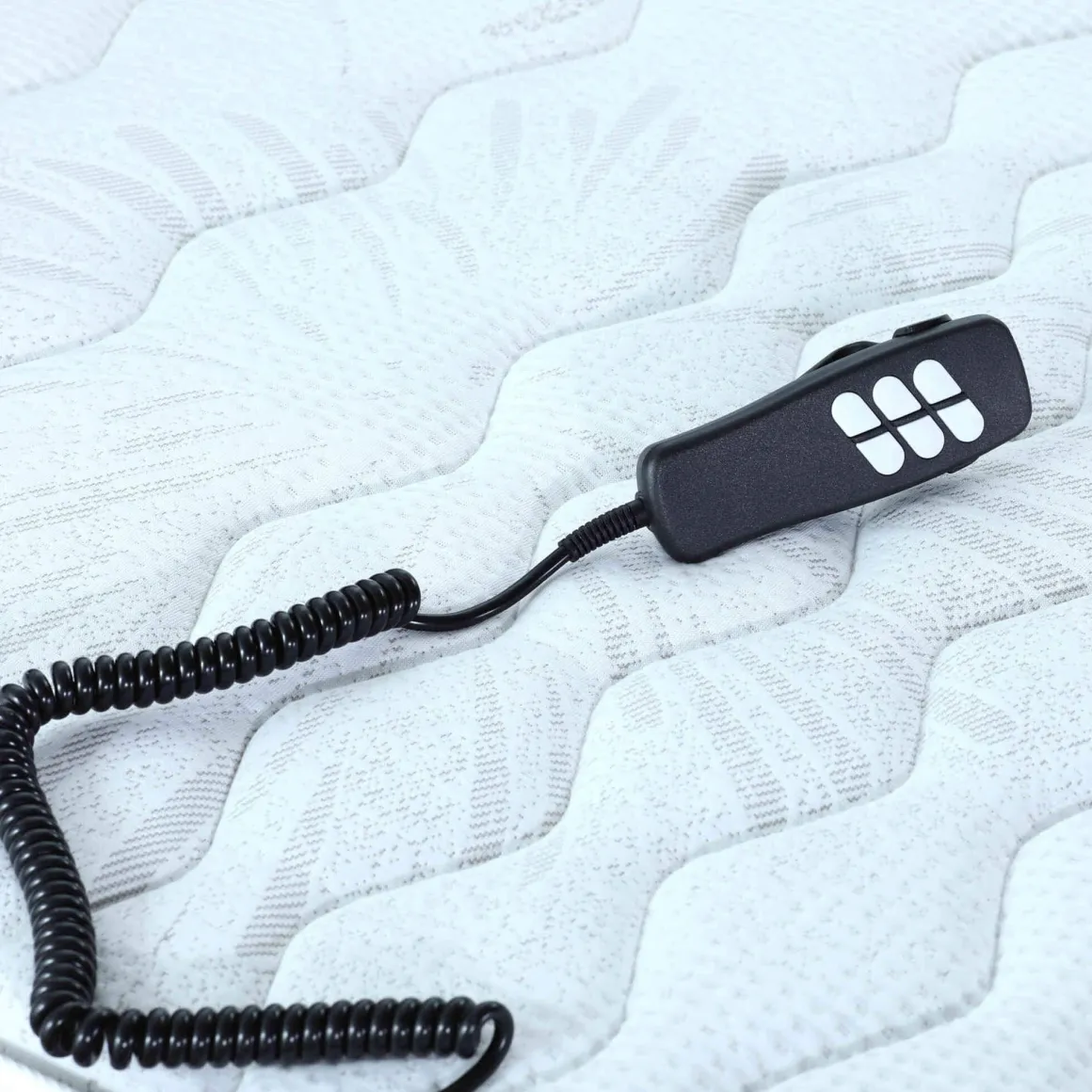Sommier électrique de relaxation tout plots tissu - SOMEO