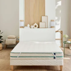 Surmatelas latex naturel mi-ferme Someo Aube