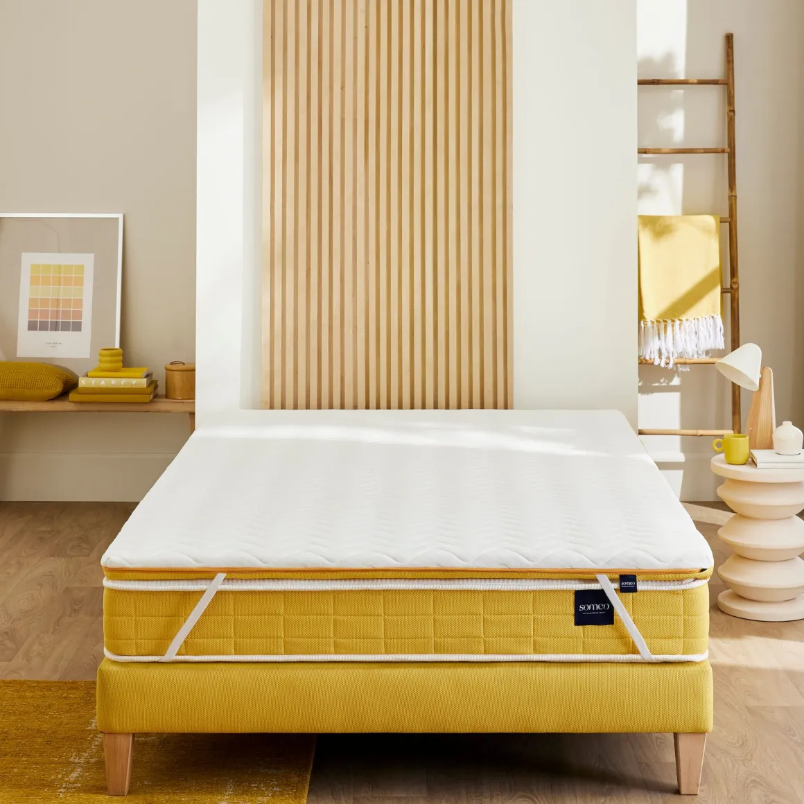 Surmatelas mousse ferme Someo Aurore