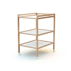 Table à langer 2 étagères en bois 50x70