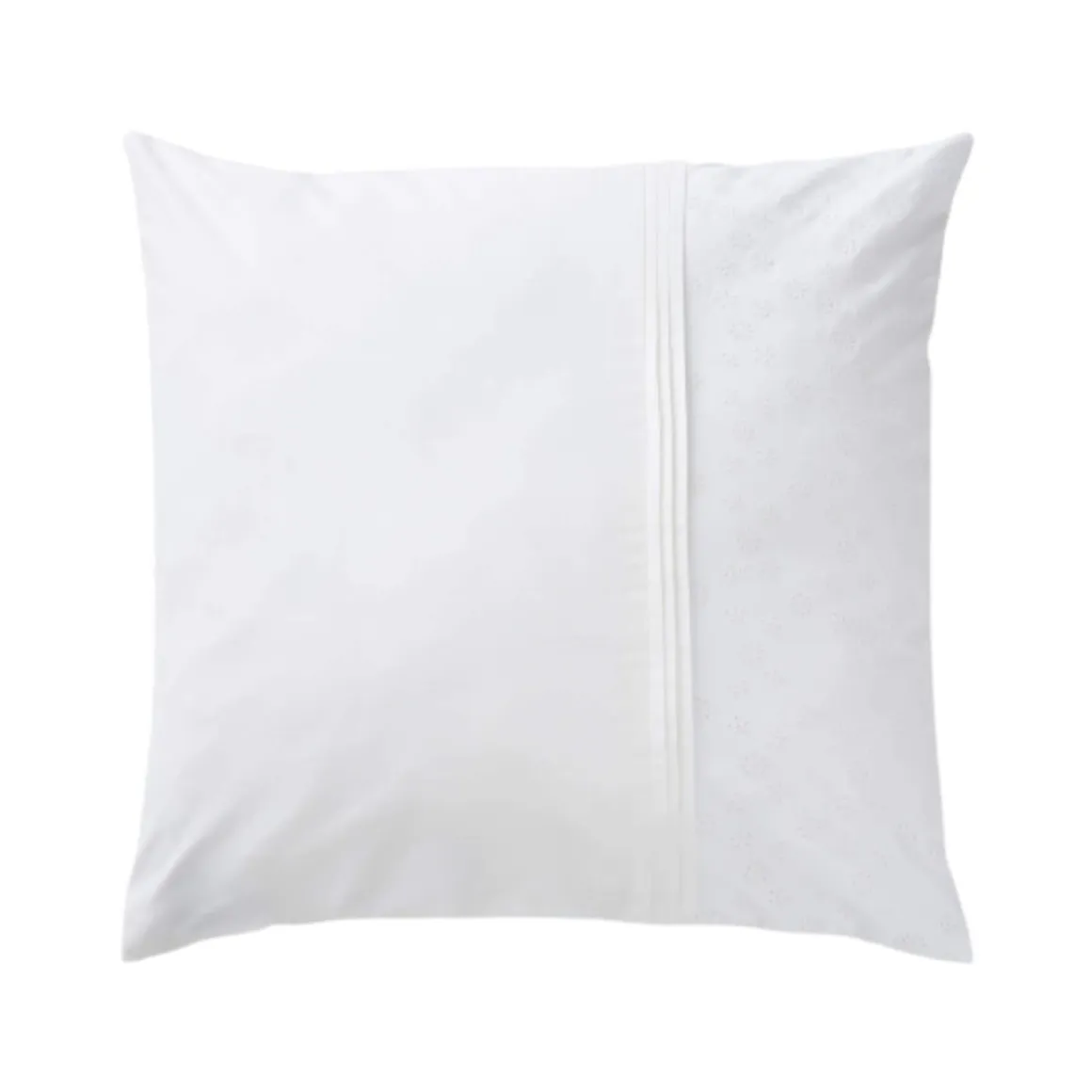 Taie d'oreiller 100% coton broderie anglaise