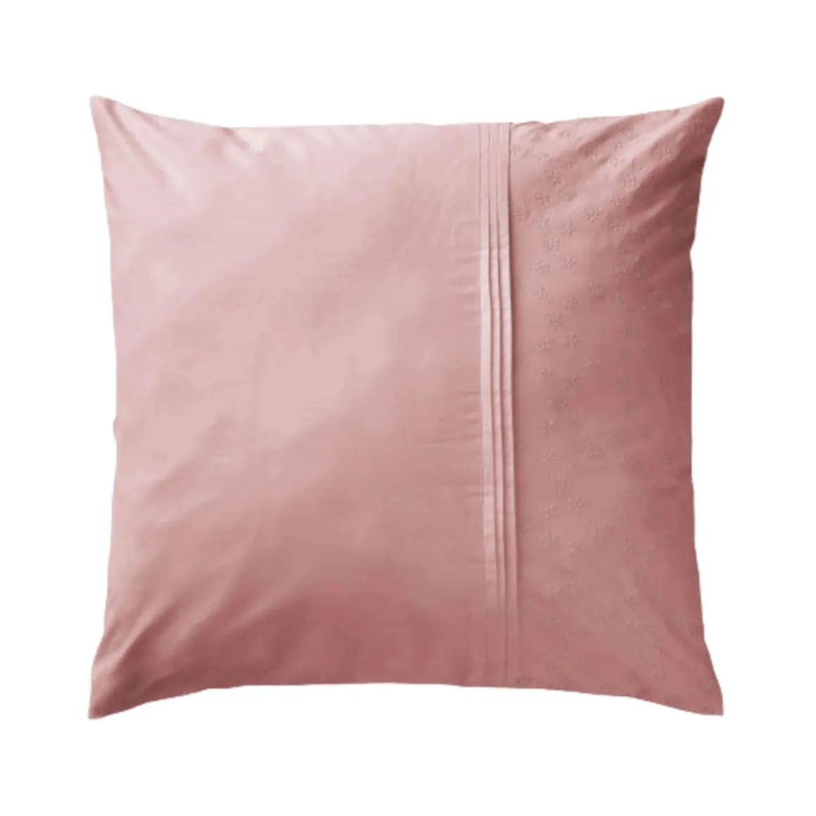 Taie d'oreiller 100% coton broderie anglaise