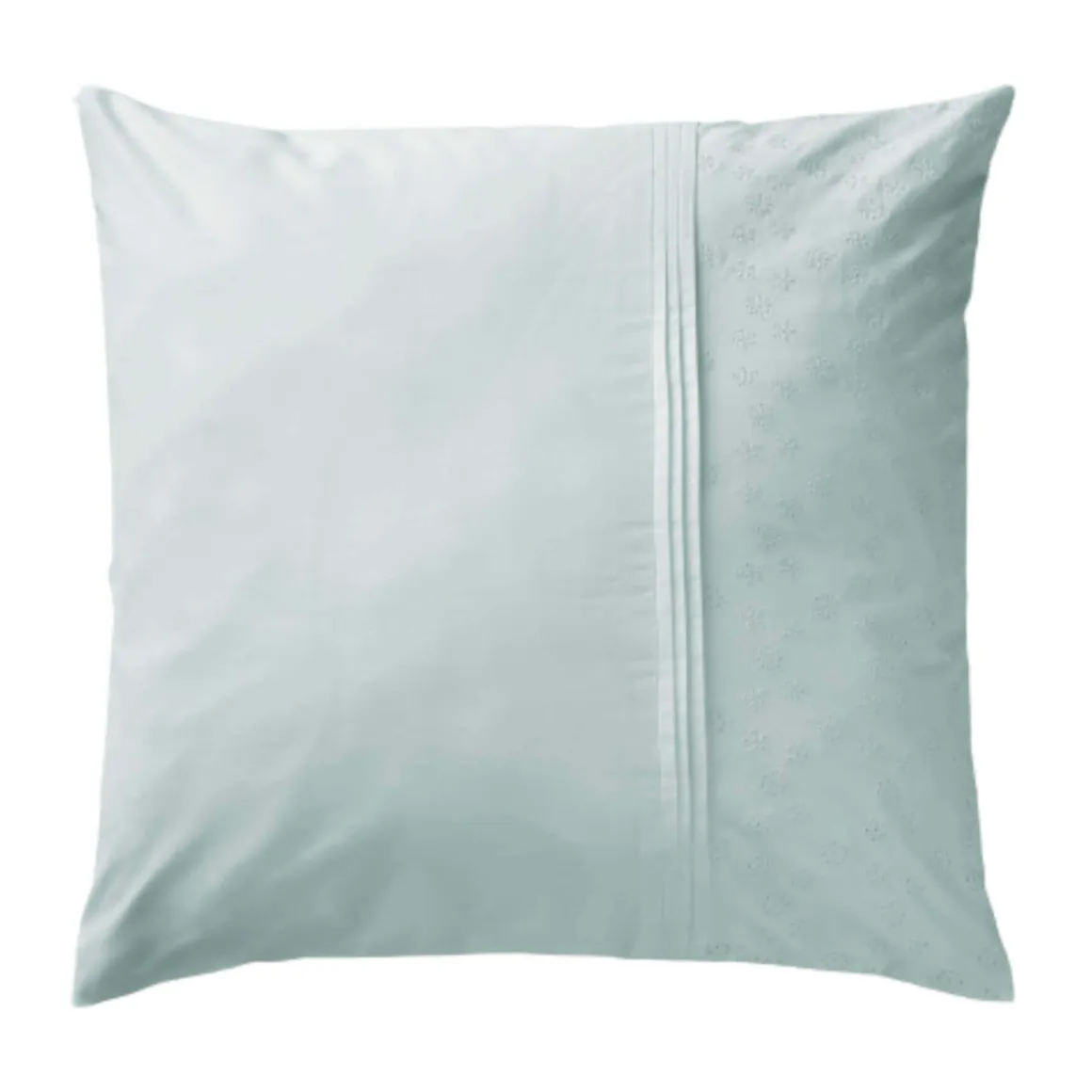 Taie d'oreiller 100% coton broderie anglaise