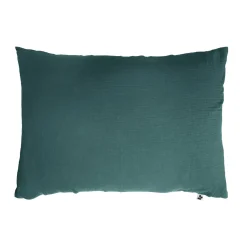 Taie d'oreiller double gaze de coton