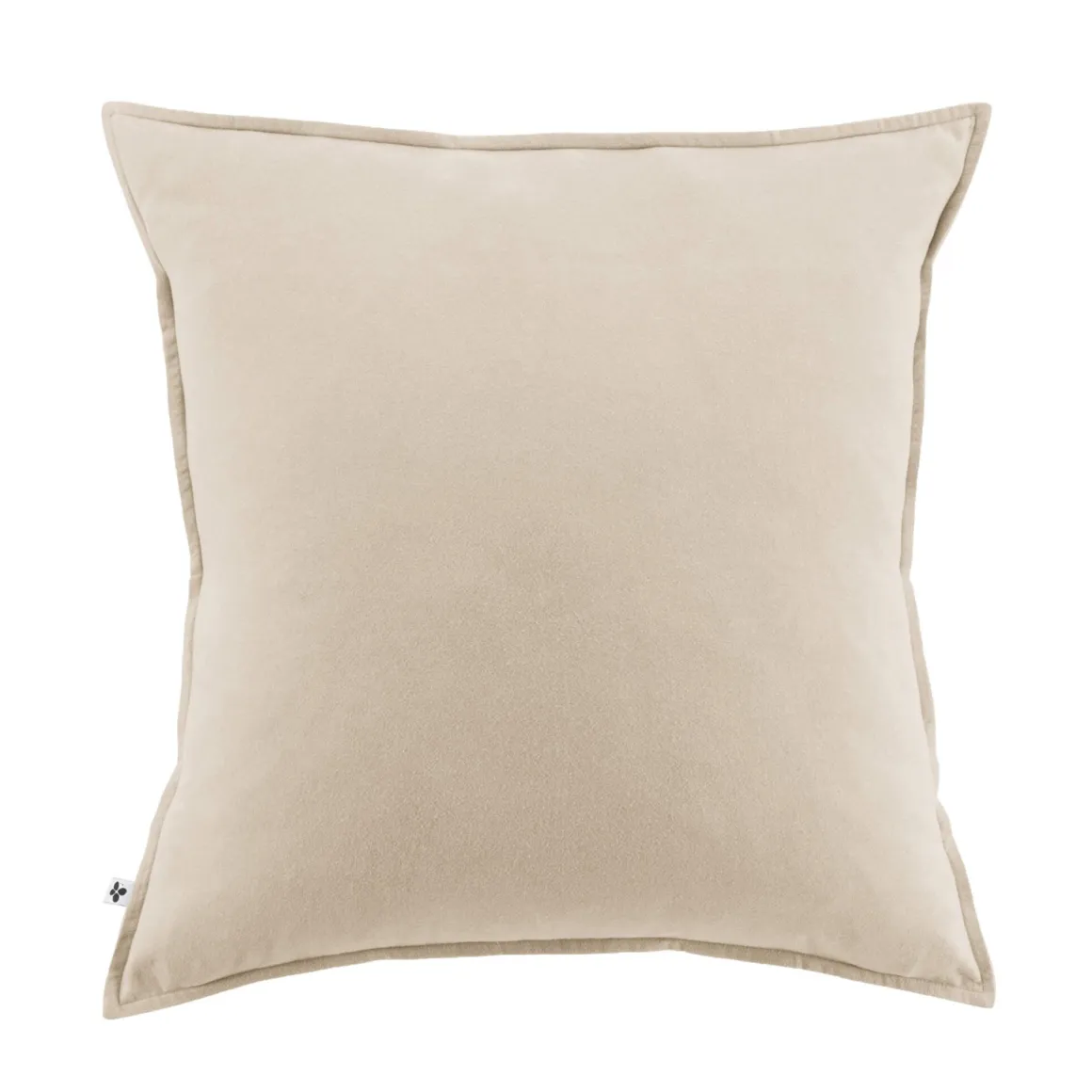 Taie d'oreiller flanelle beige