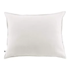 Taie d'oreiller flanelle blanc