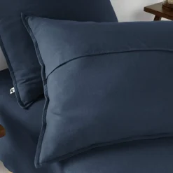 Taie d'oreiller flanelle marine