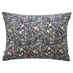 Taie d'oreiller gaze de coton imprimé floral