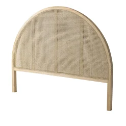 Tête de lit cannage arrondie en pin massif ANNA - TL17028