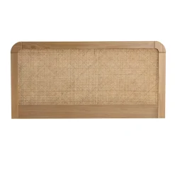 Tête de lit SMOOTHCLOUD en cannage et bois naturel