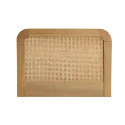 Tête de lit SMOOTHCLOUD en cannage et bois naturel